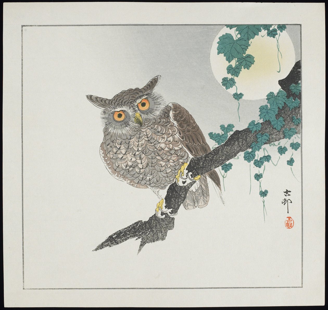 フクロウ、1912年以前 | 大原光子